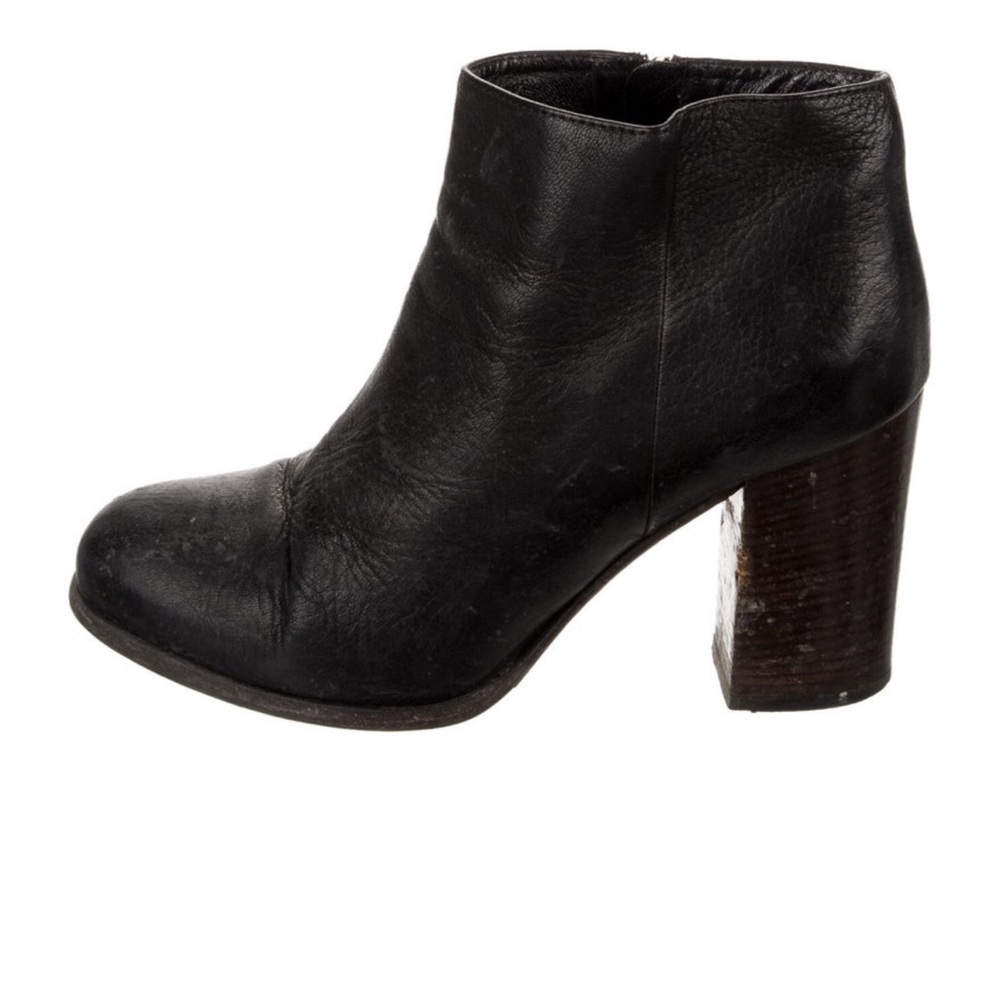 Prada Black Ankle Boots with Block Heel